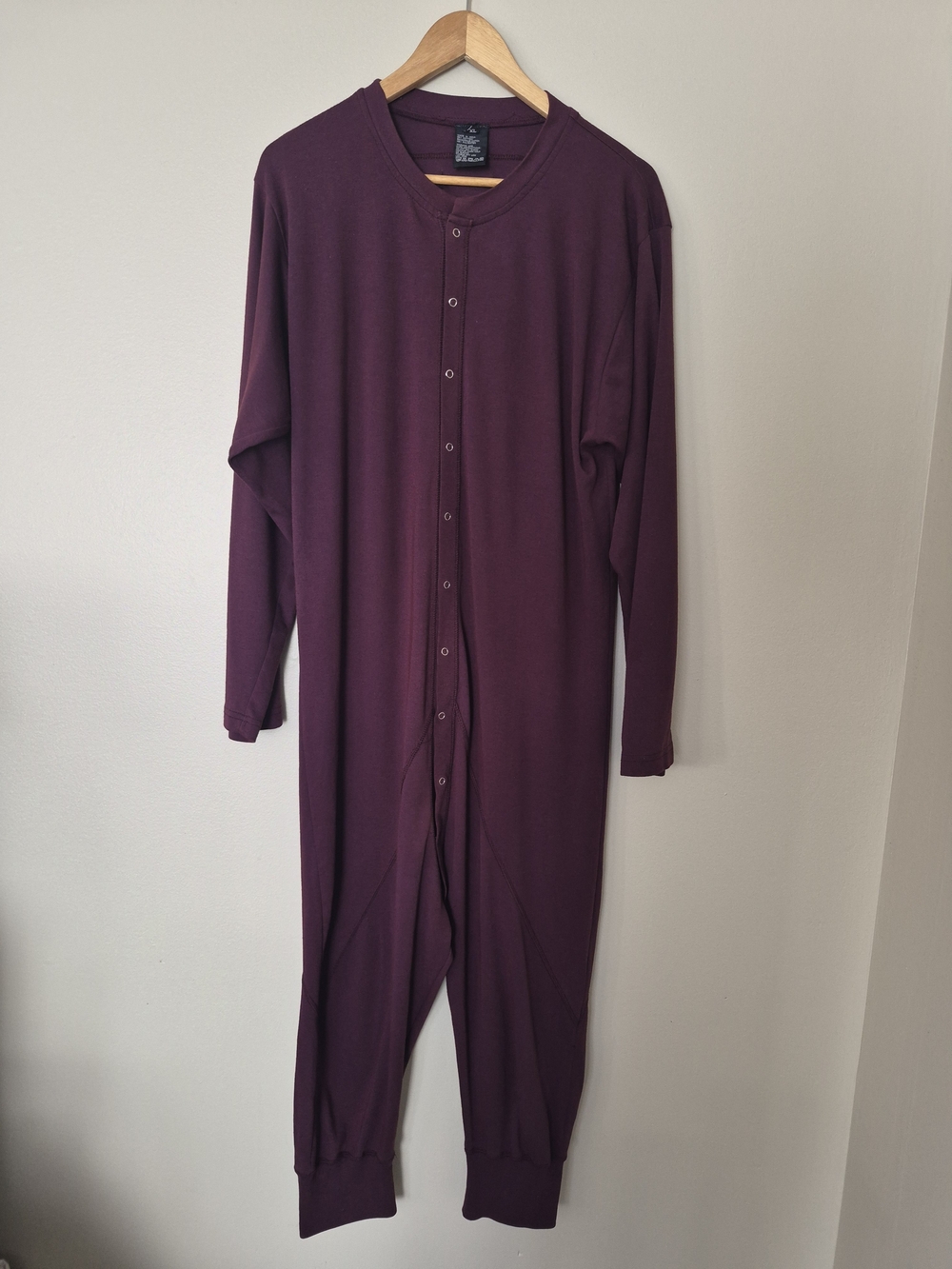 Vintage Burton Snowboards One Piece Union Suit Base Layer Purple XL